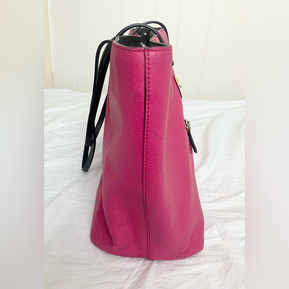Authentic Fendi Pink leather Monster Tote - Picture 6 of 12